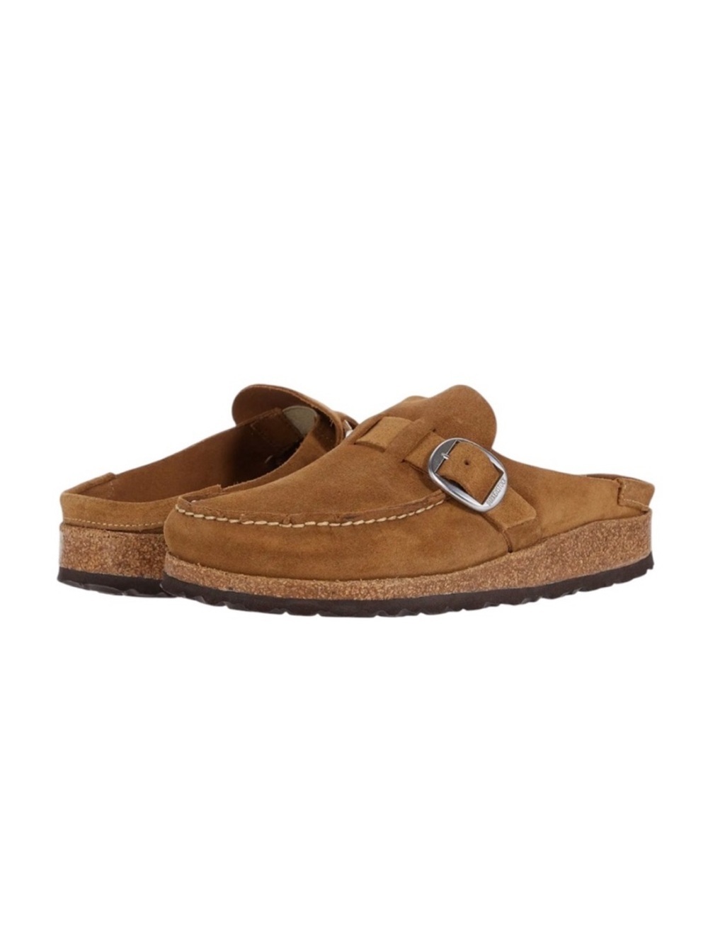 Birkenstock Women's Buckley Clog Tea Suede Size 39 EU 8 US - Picture 3 of 9